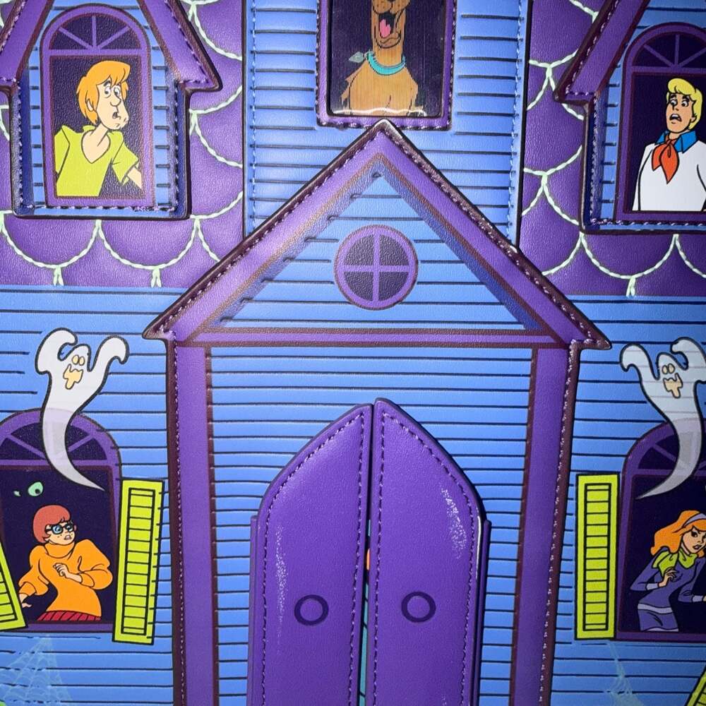 Loungefly Scooby-Doo Mystery Inc. Haunted Mansion Lenticular Mini Backpack - Picture 4 of 14